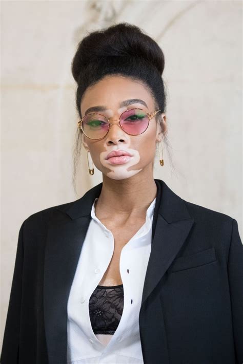 winnie harlow dior glasses|winnie harlow fashion model.